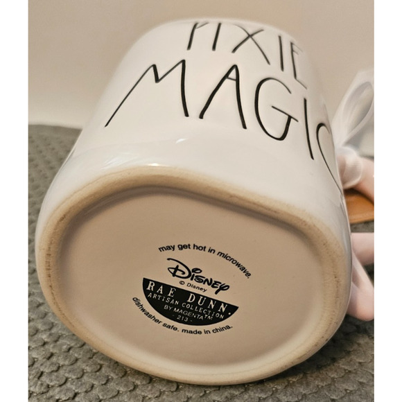 Disney Rae Dunn Pixie Magic Double Sided Coffee Mug 20oz Fairy Wing Handle - Picture 3 of 3